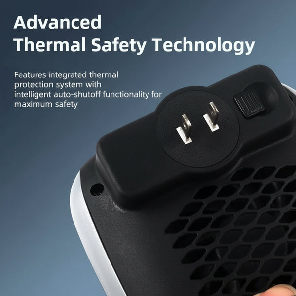 Cozy Plug Mini Wall Heater Plus — instant warmth & big comfort
